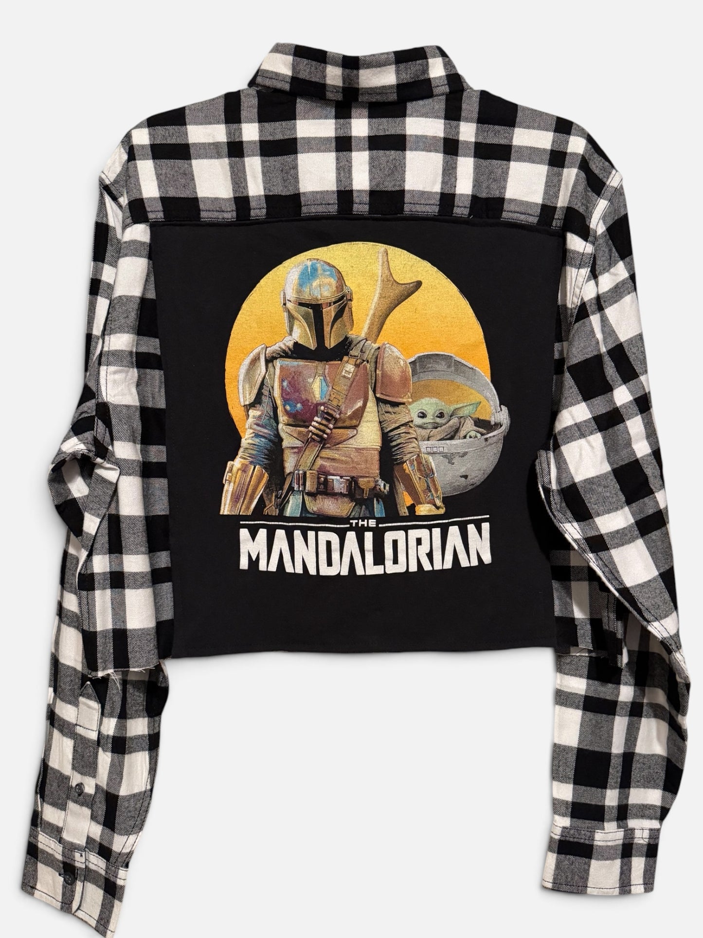 Mandalorian reworked cropped Flannel