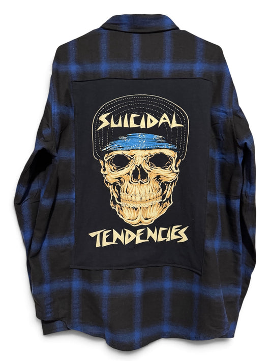 Institutionalized reworked flannel